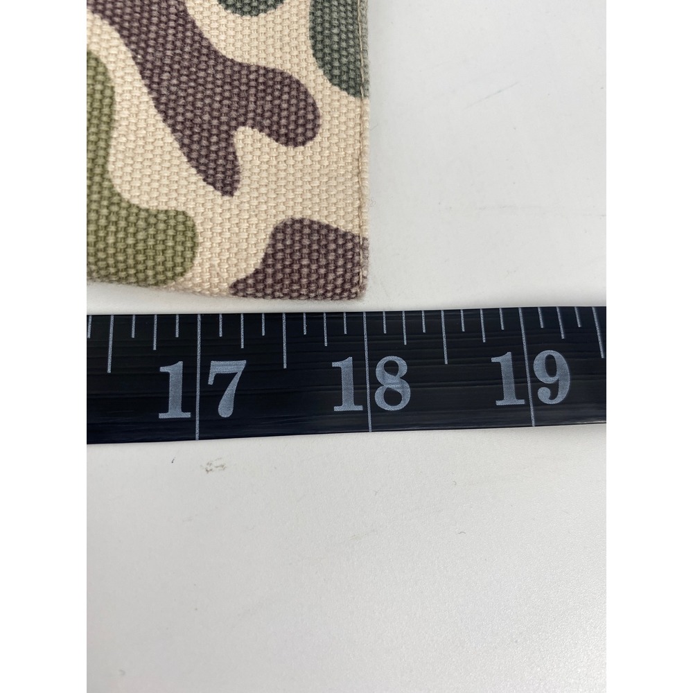 No Boundaries Camo Canvas Shirt Jacket Mens Large Green Brown Corduroy Full Zip - Picture 7 of 9